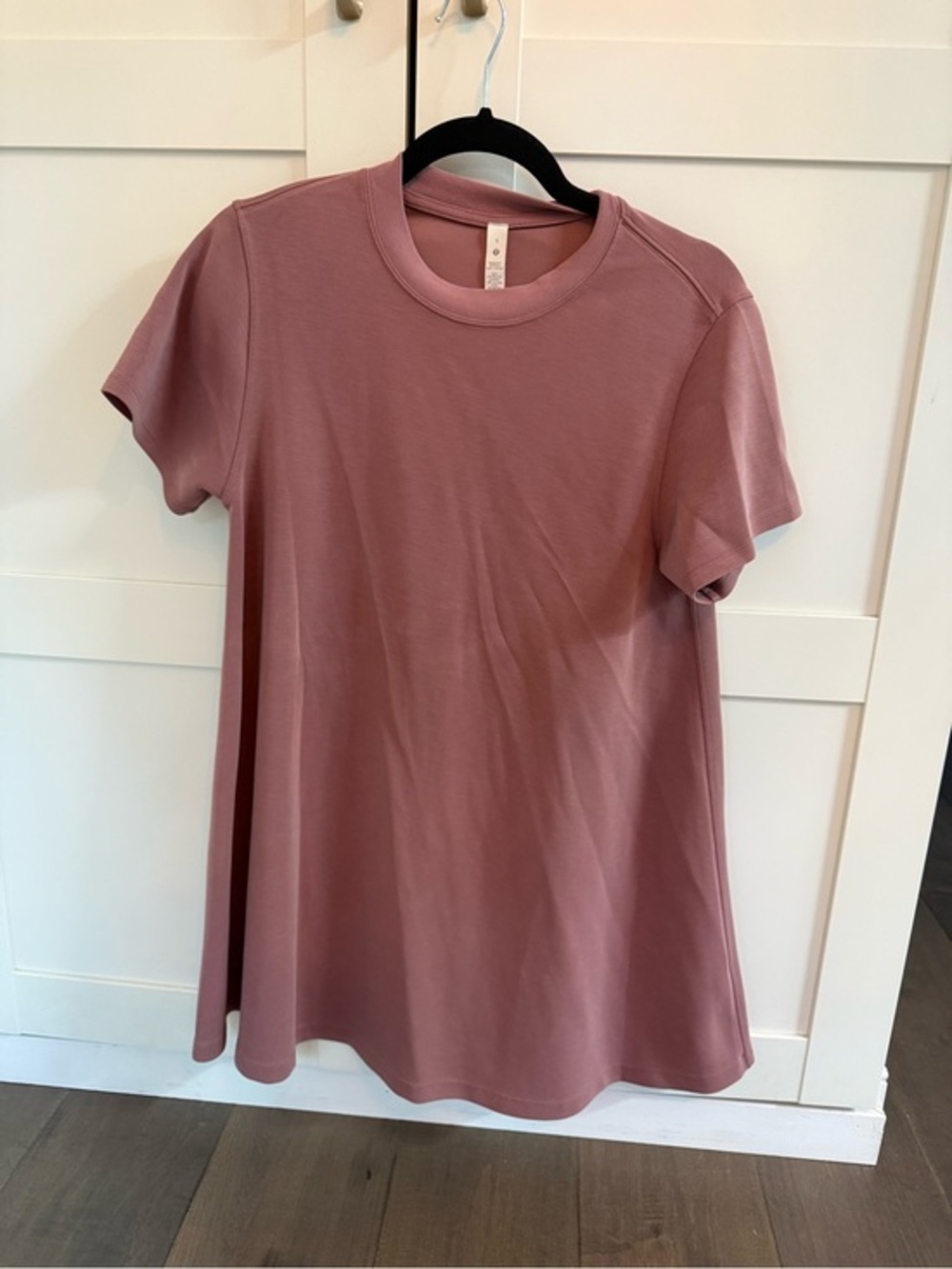 lululemon athletica Dusty Rose Short Sleeve Swing Dress
